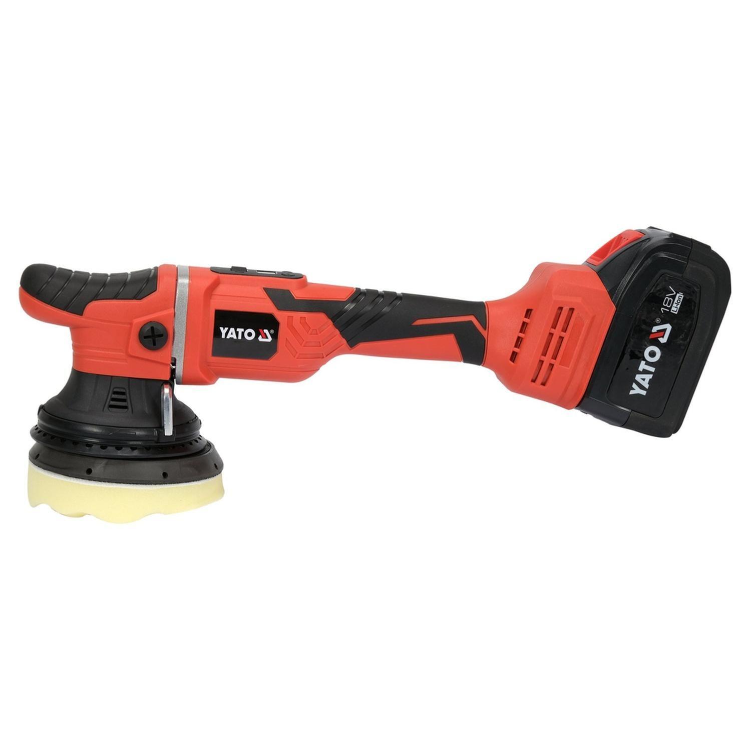 Pulidora Roto Orbital Inalámbrica Yato 18V YT-82924-1