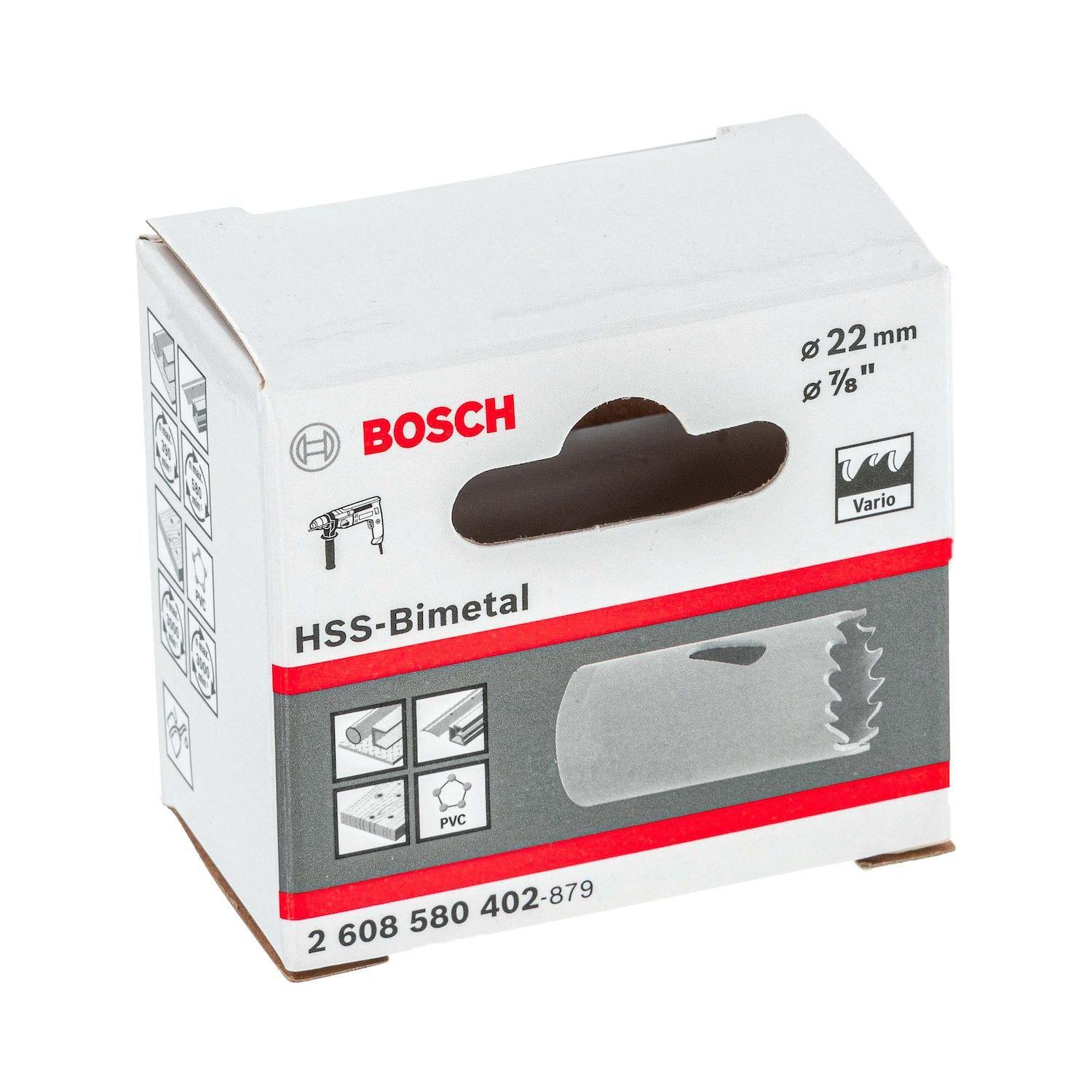 Sierra Copa HSS-Bimetálica 22mm (7/8'') CJ - Bosch-2