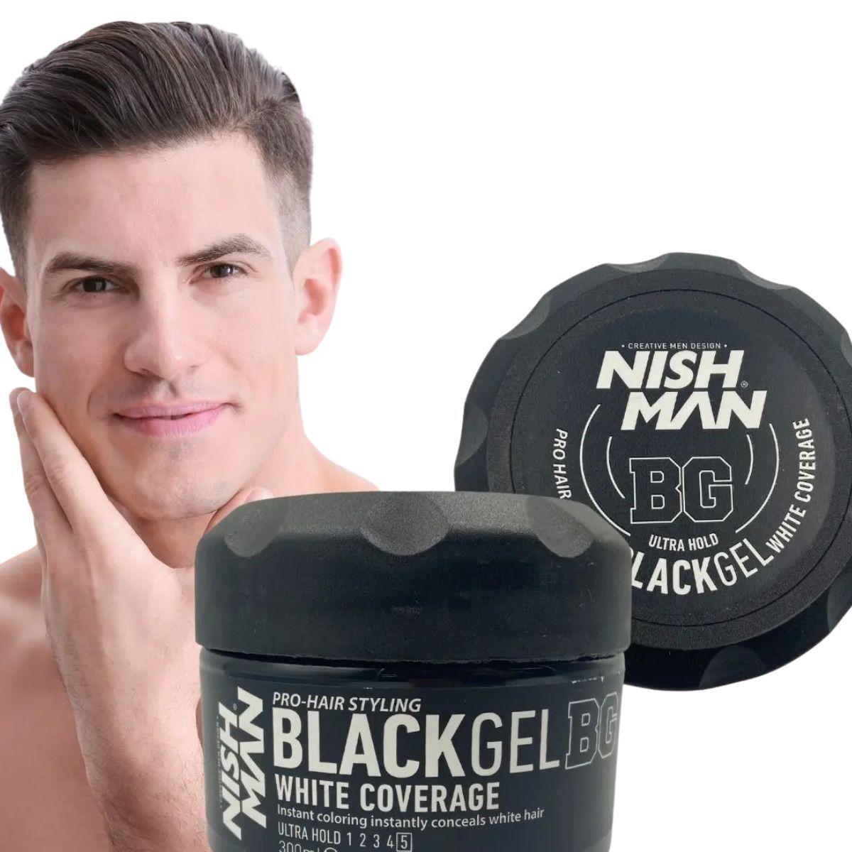 Nishman Gel Negro Cubre Canas 300ml-1