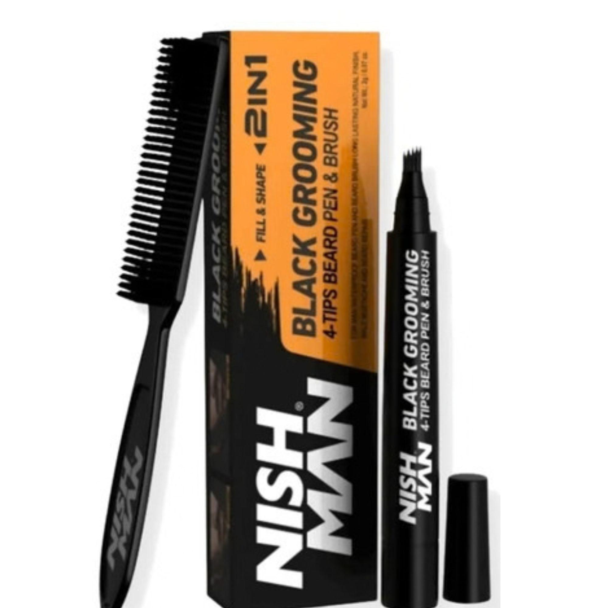 Nishman Lapiz Perfilador De Barba Negro-0