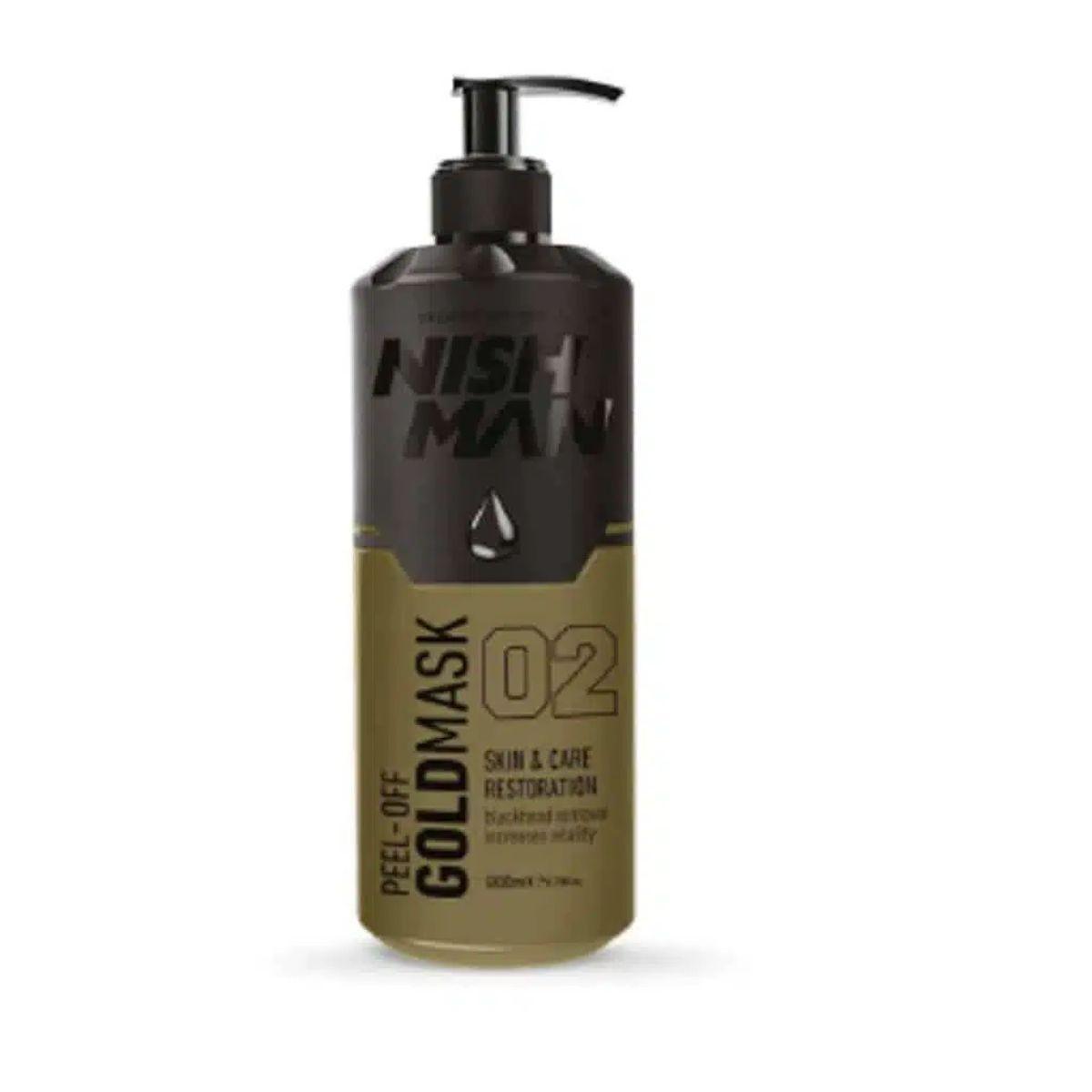 Nishman Mascarilla 02 Dorada Gold 200ml-0