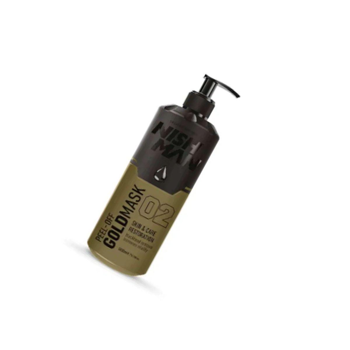 Nishman Mascarilla 02 Dorada Gold 200ml-1