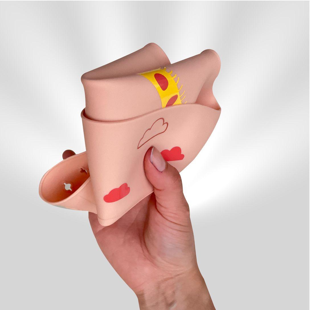 Babero Silicona Infantil Jirafa-2