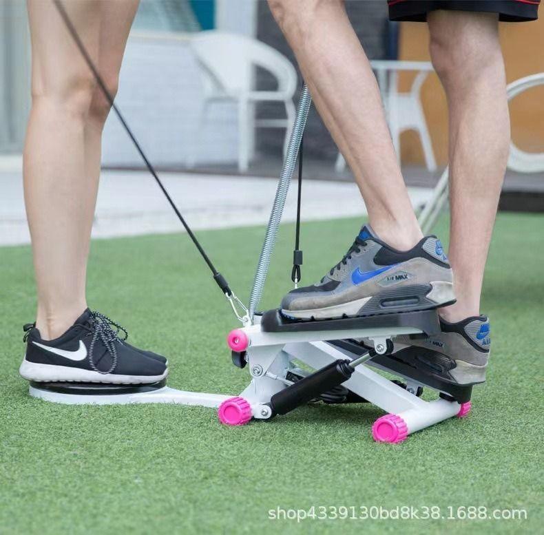 mini eliptica Home Fitness multifuncional ajustable-rosa-2