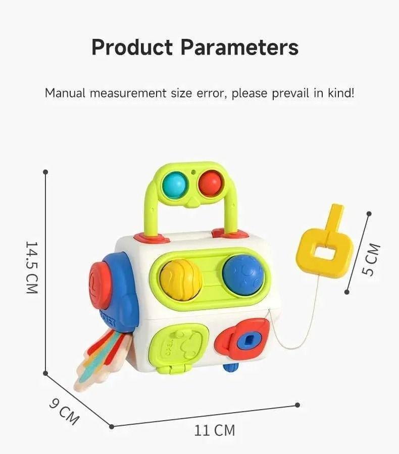 Ocho lados cubo de rubik educacional multifuncional juguetes-5