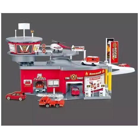 Estacionamiento contra incendios Juguetes Con Vehículos-5