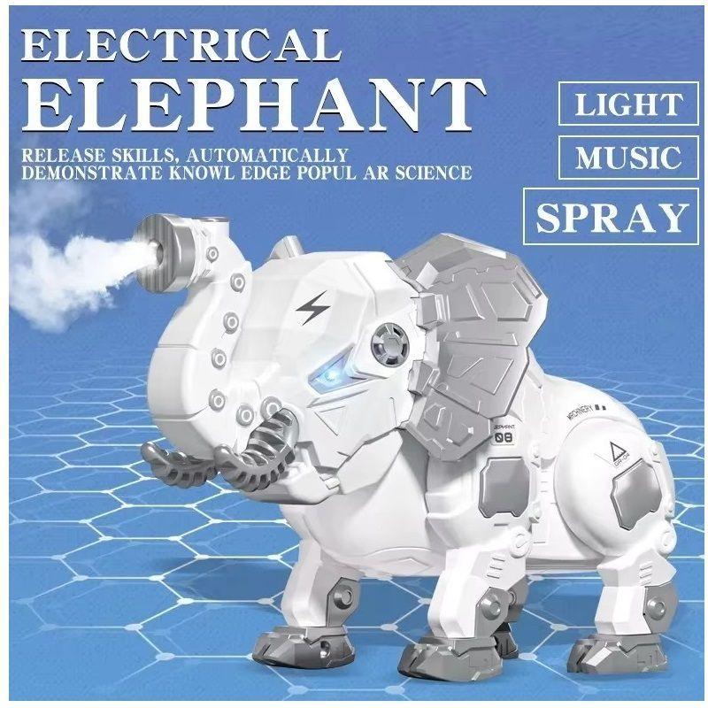 juguetes elefante de control remoto multifuncional Con spray-7