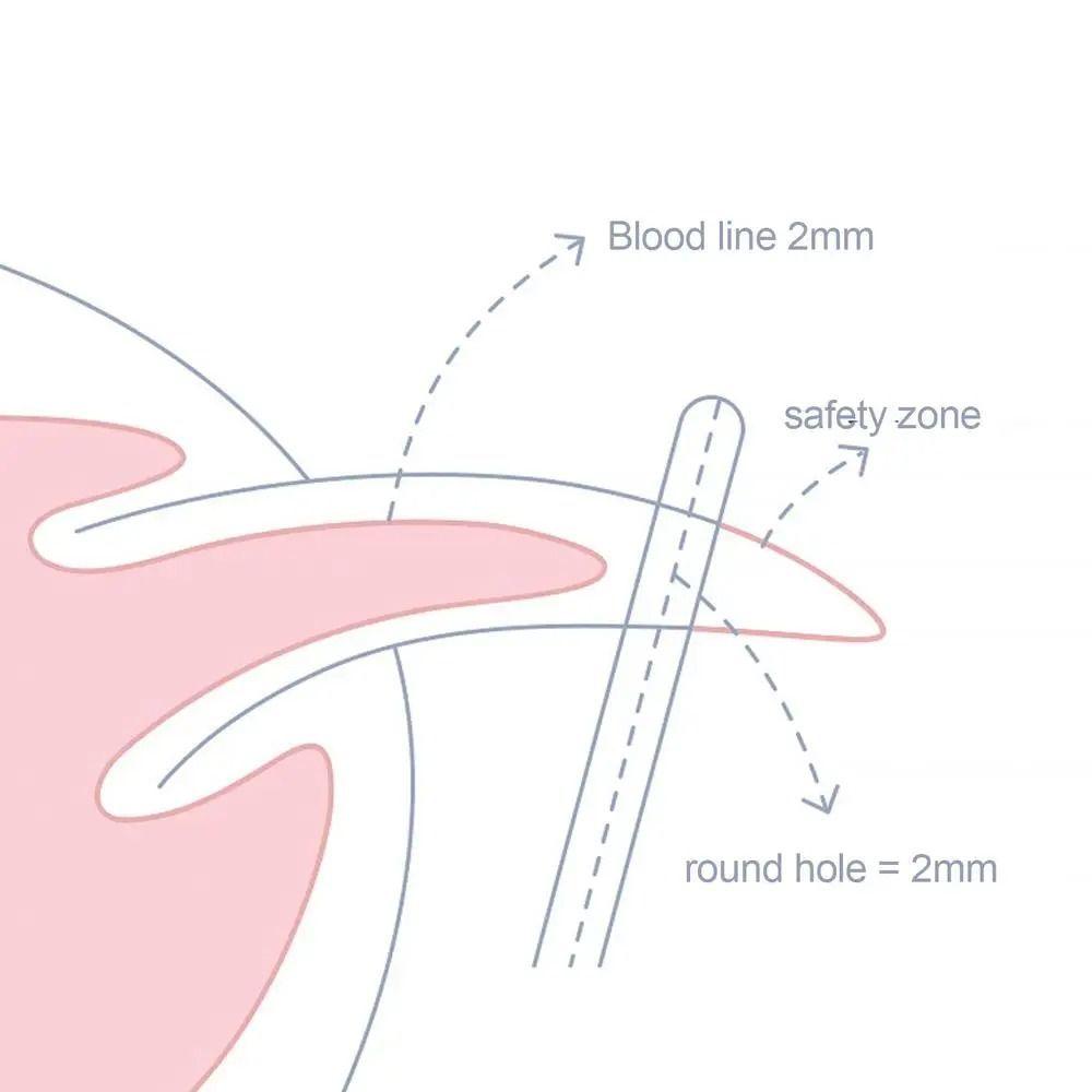 Cortaúñas para mascotas agujero redondo con Luces LED-6