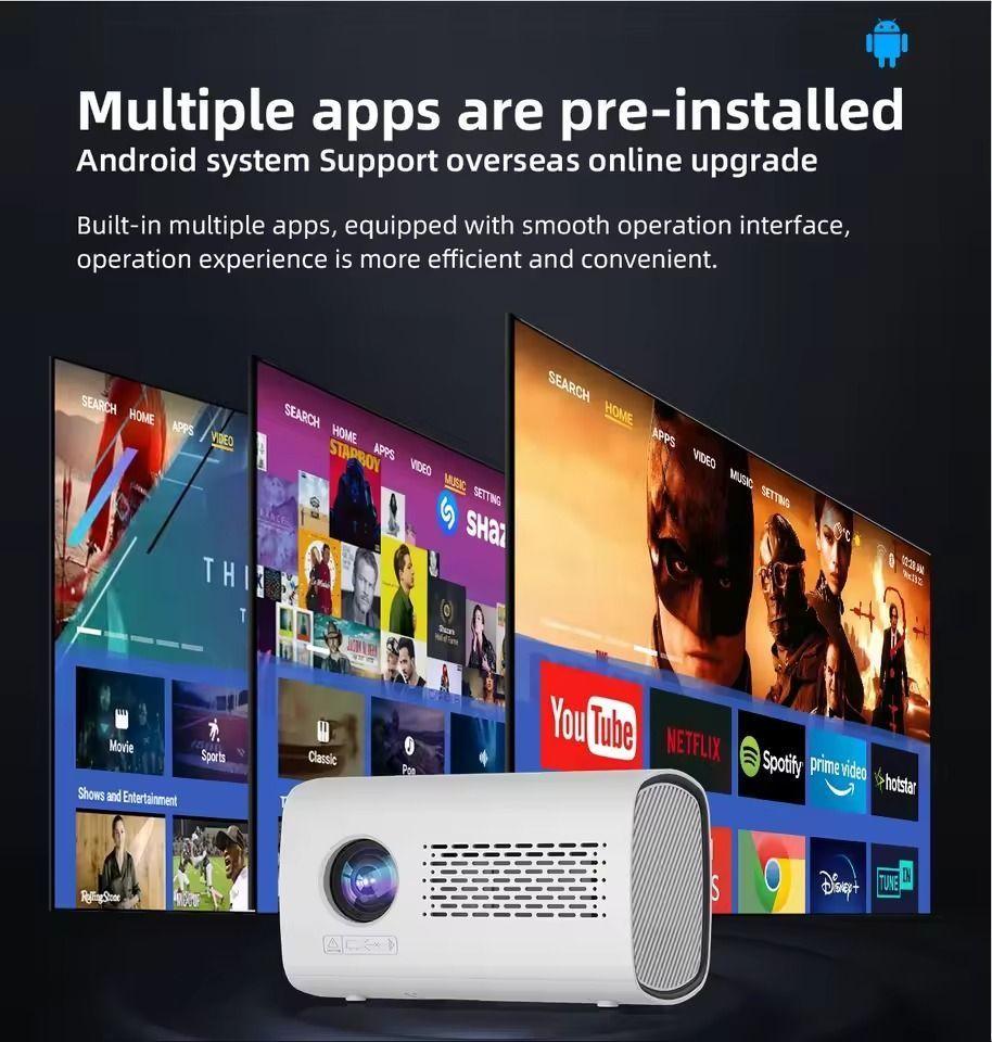 Proyector T100 260 ANSI 720P USB HDMI WIFI-2