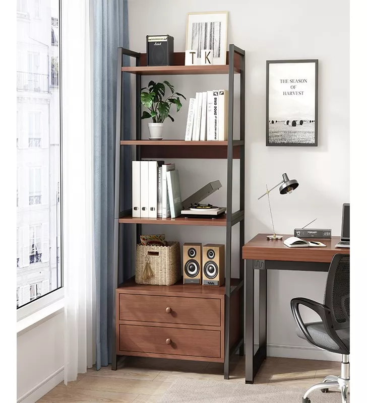 Estante Vitrina Escaleras De Metal Multiusos 4-tier Almacenamiento-2