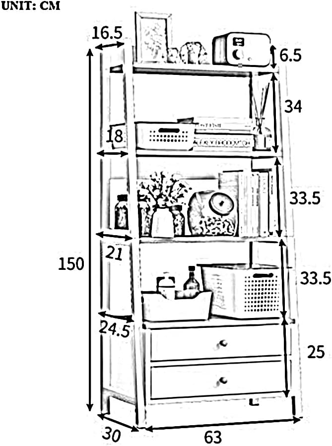 Estante Vitrina Escaleras De Metal Multiusos 4-tier Almacenamiento-4