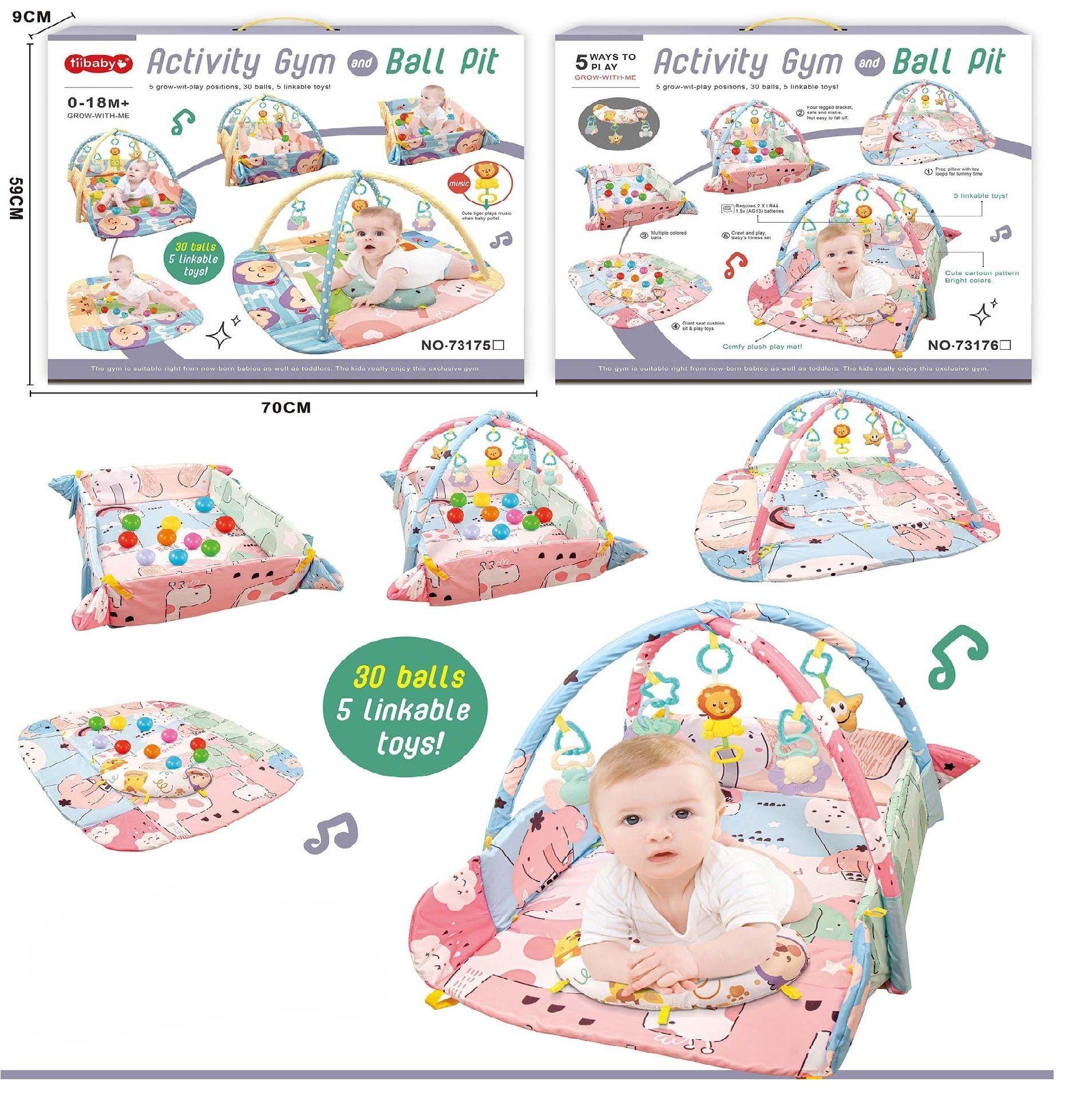 Gimnasio Alfombra de Actividades Musical para Bebe 5 en 1-6