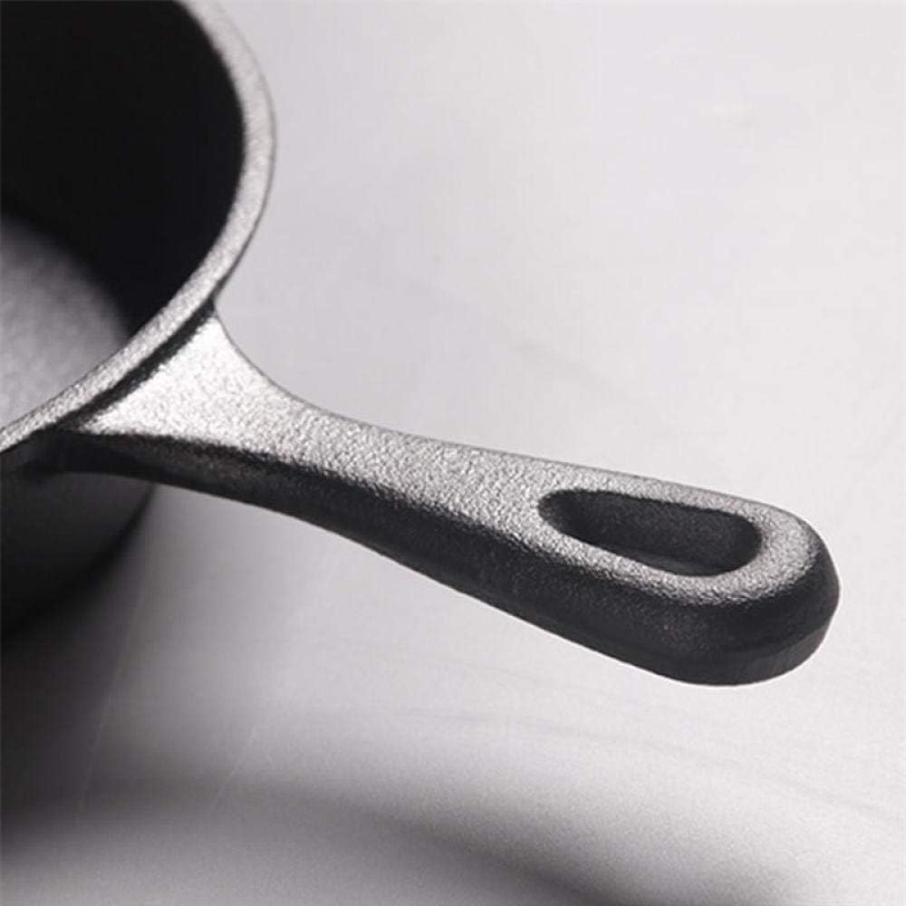 Set 4 Sartenes 14-25 cm Hierro Fundido Negro-7