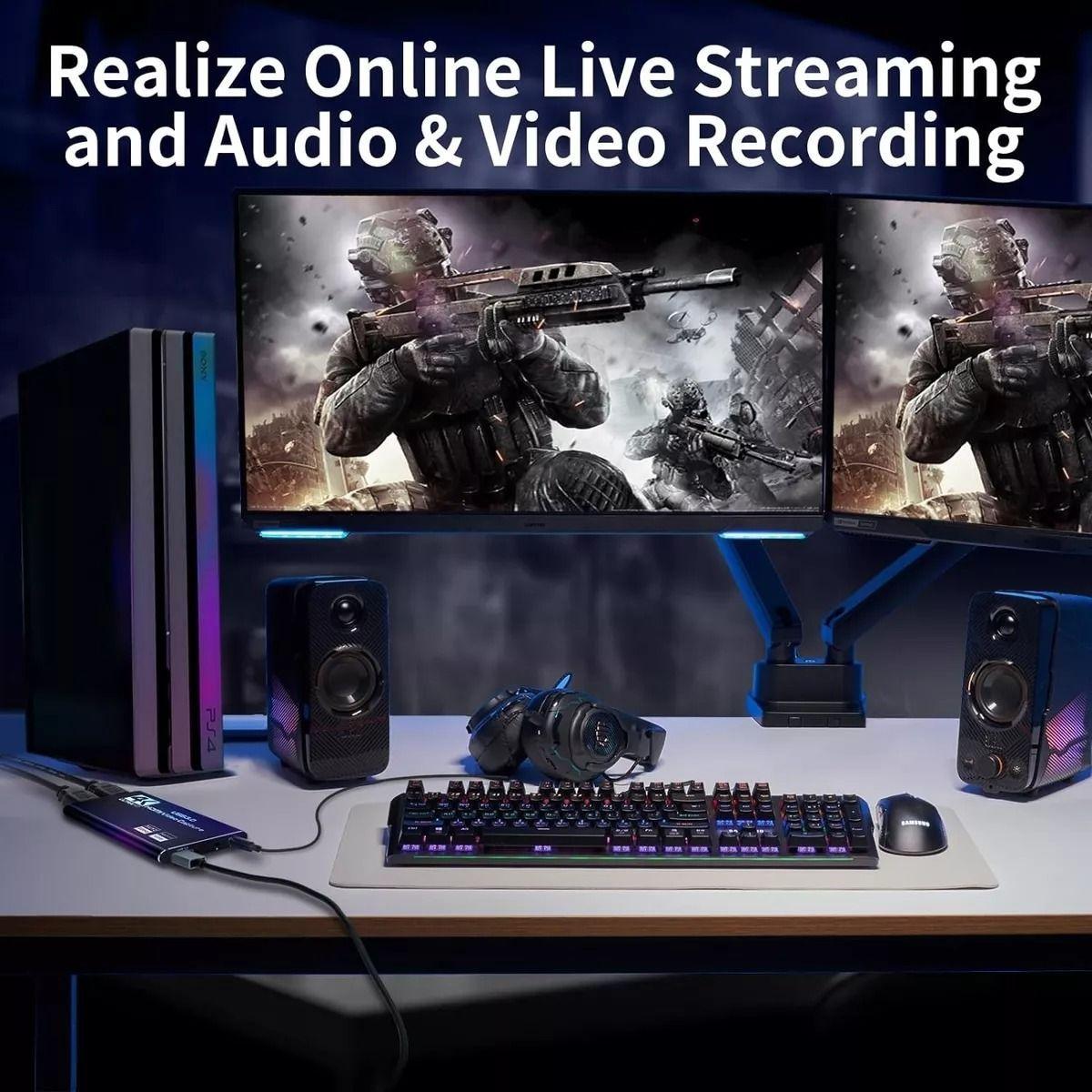 Tarjeta De Captura De Audio Video 4K HD 60HZ 1080P USB-5