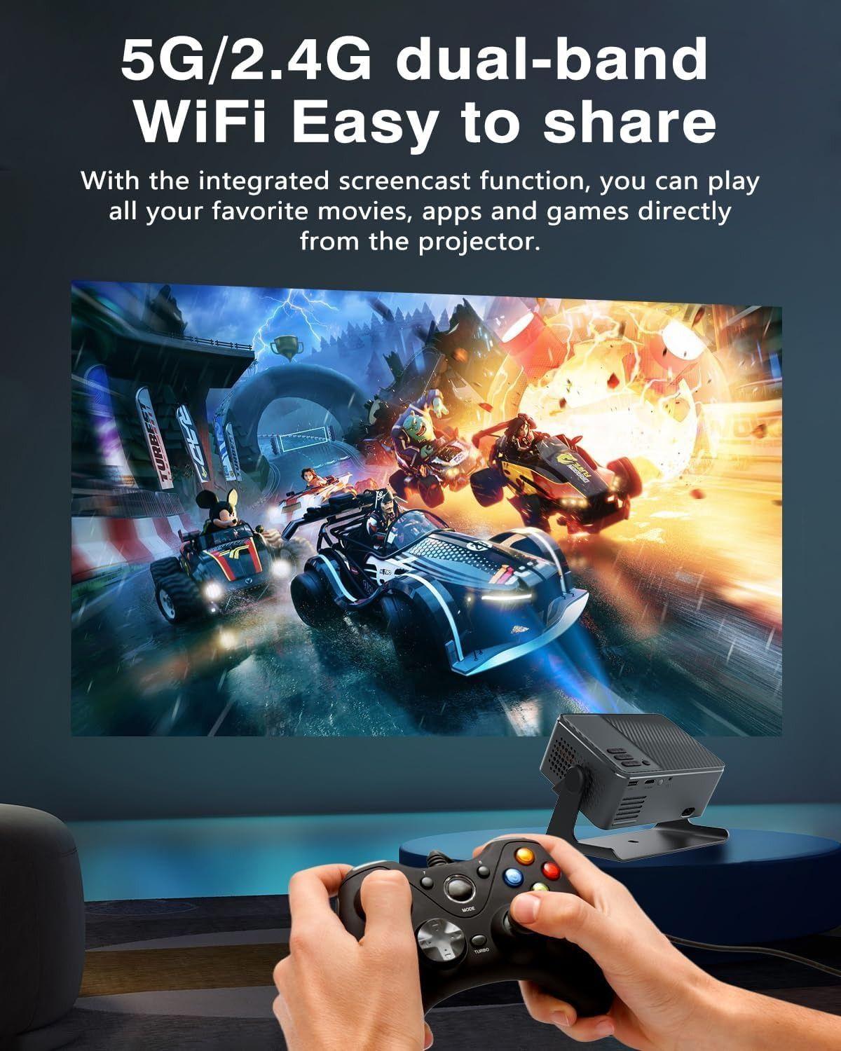 Proyector A32C 300 ANSI 1080P USB HDMI WIFI-3