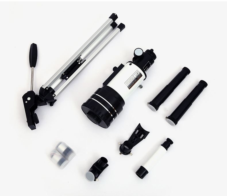 Telescopio Astronómico Con Trípode y Soporte Para Teléfono 15X A 150X-5