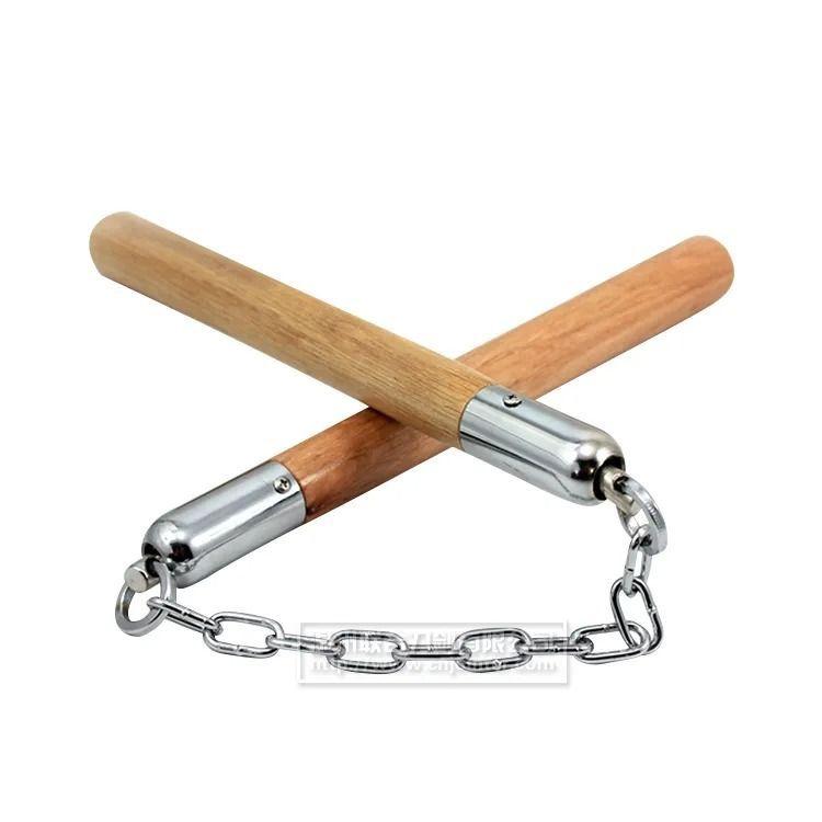 Nunchakus De Madera Artes Marciales Prácticas-5