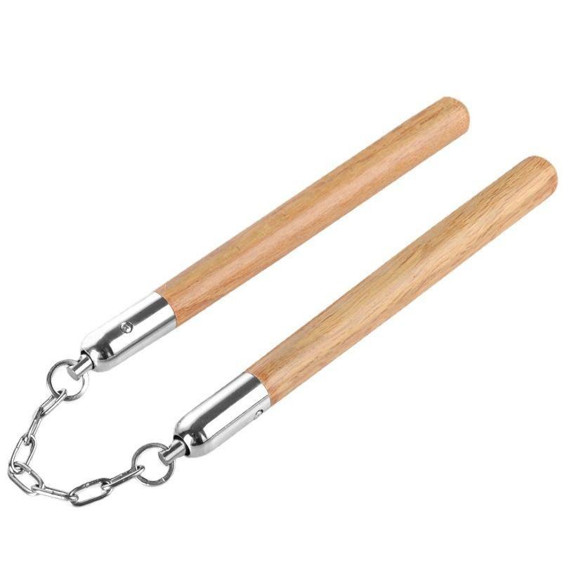 Nunchakus De Madera Artes Marciales Prácticas-6