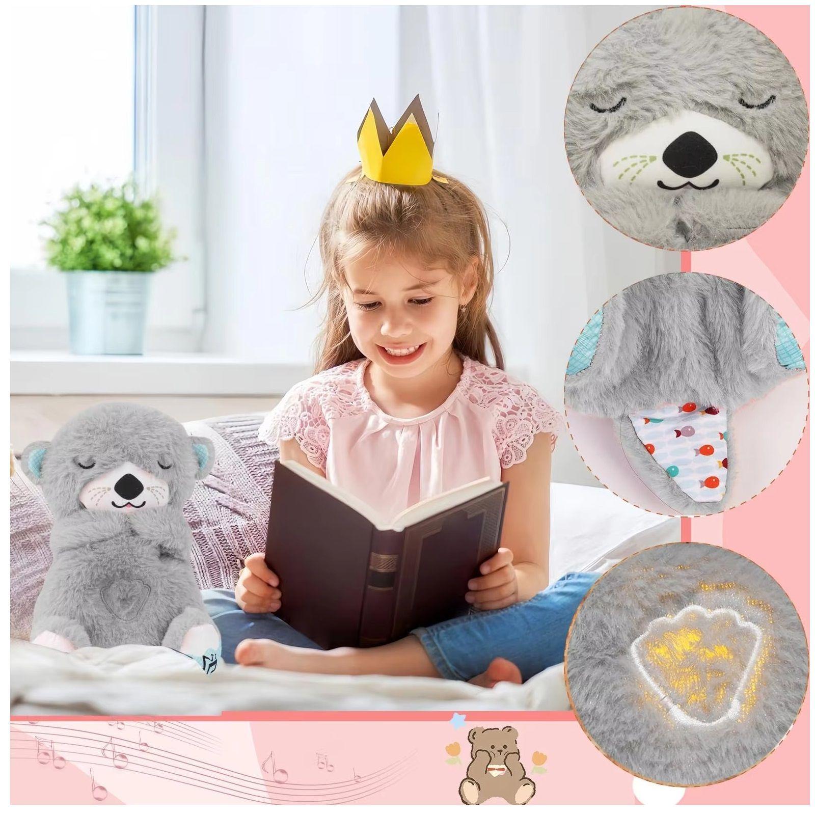 Juguetes nutria Hora De Dormir muñeca Con Sonido Y Luz-6