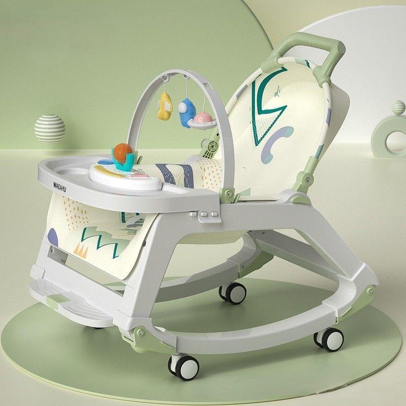 5-in-1 Silla Nido Bebé multifuncional ajustable con rueda-4