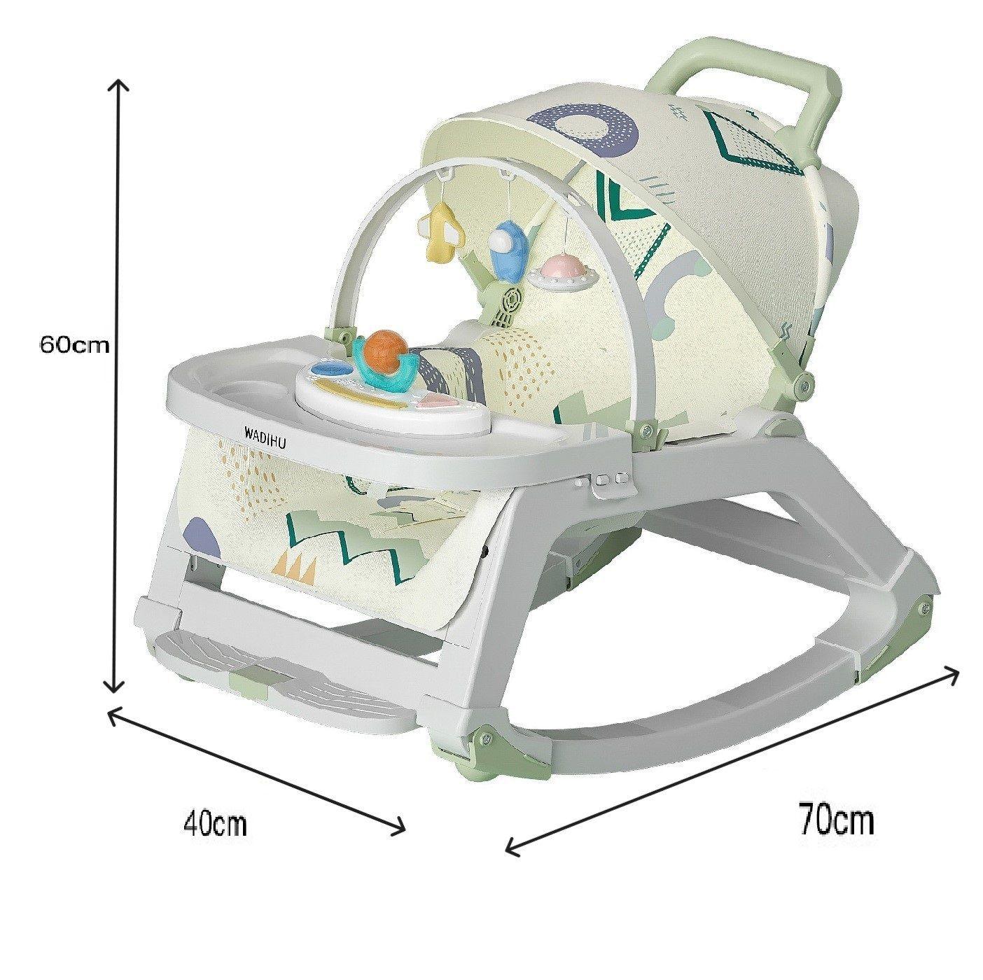 5-in-1 Silla Nido Bebé multifuncional ajustable con rueda-5