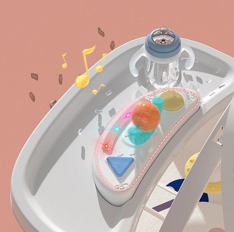 5-in-1 Silla Nido Bebé multifuncional ajustable con rueda-6