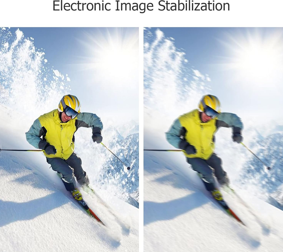 Cámara de acción impermeable Cámara táctil de pantalla dual-3