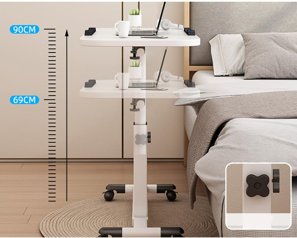 Mesa de Ordenador Plegable (40+20)x40cm-3