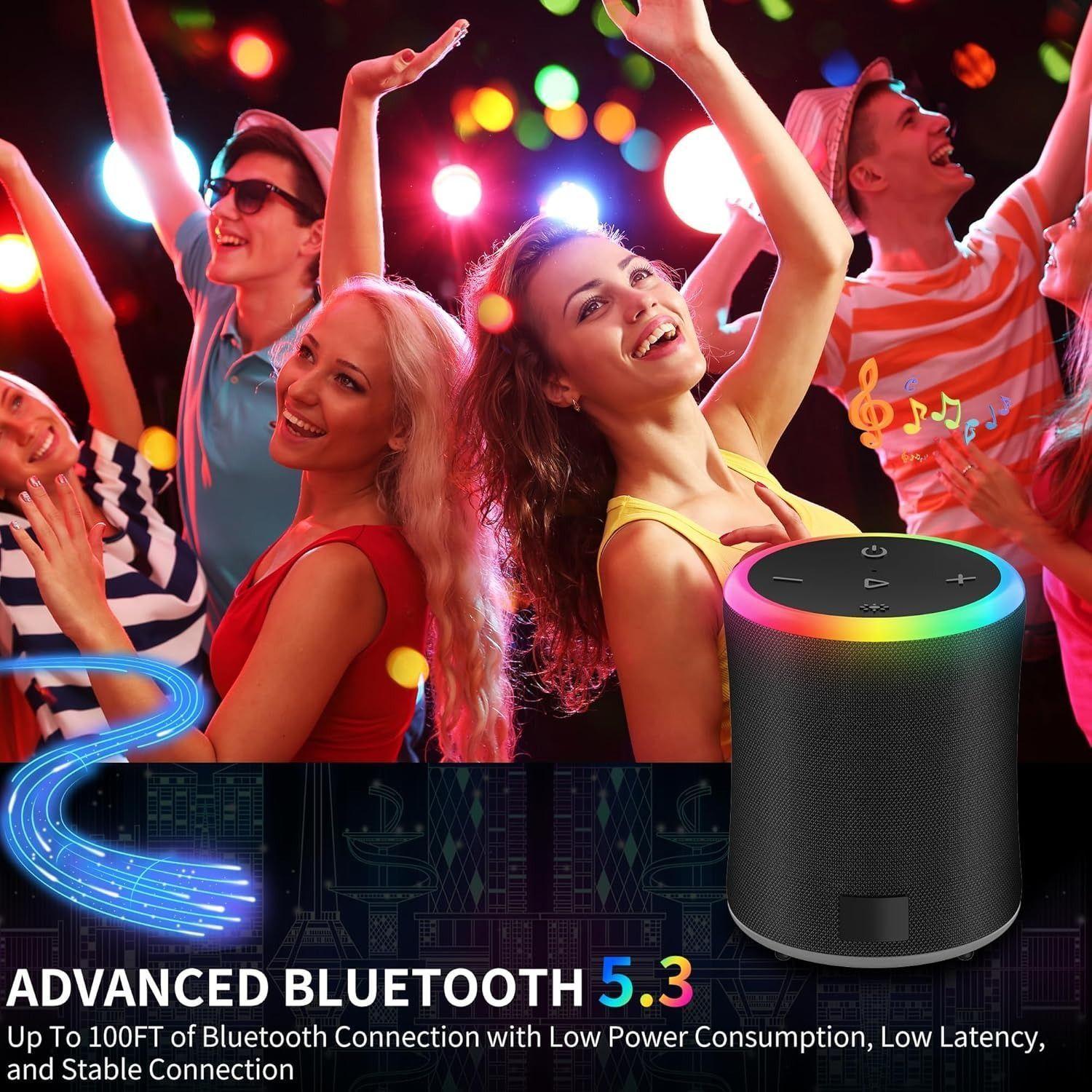 Parlante Bluetooth Portatil con Emparejamiento Estéreo PX7 RGB-4