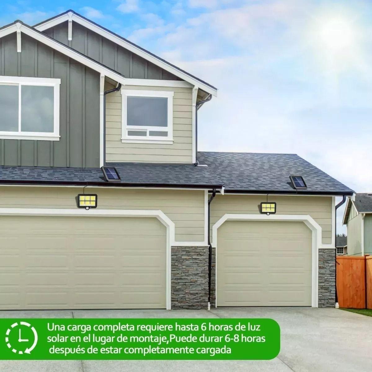 Lámpara pared Luces de la calle Lámparas Solar Exteriores Con Sensor-2