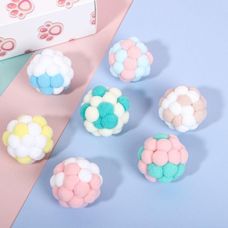 Set 6 Juguetes para gatos Con campana juguetes para mascotas-2