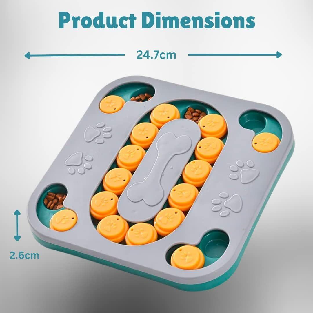 Alimentador Juguetes para mascotas gris 24cm× 24cm-2