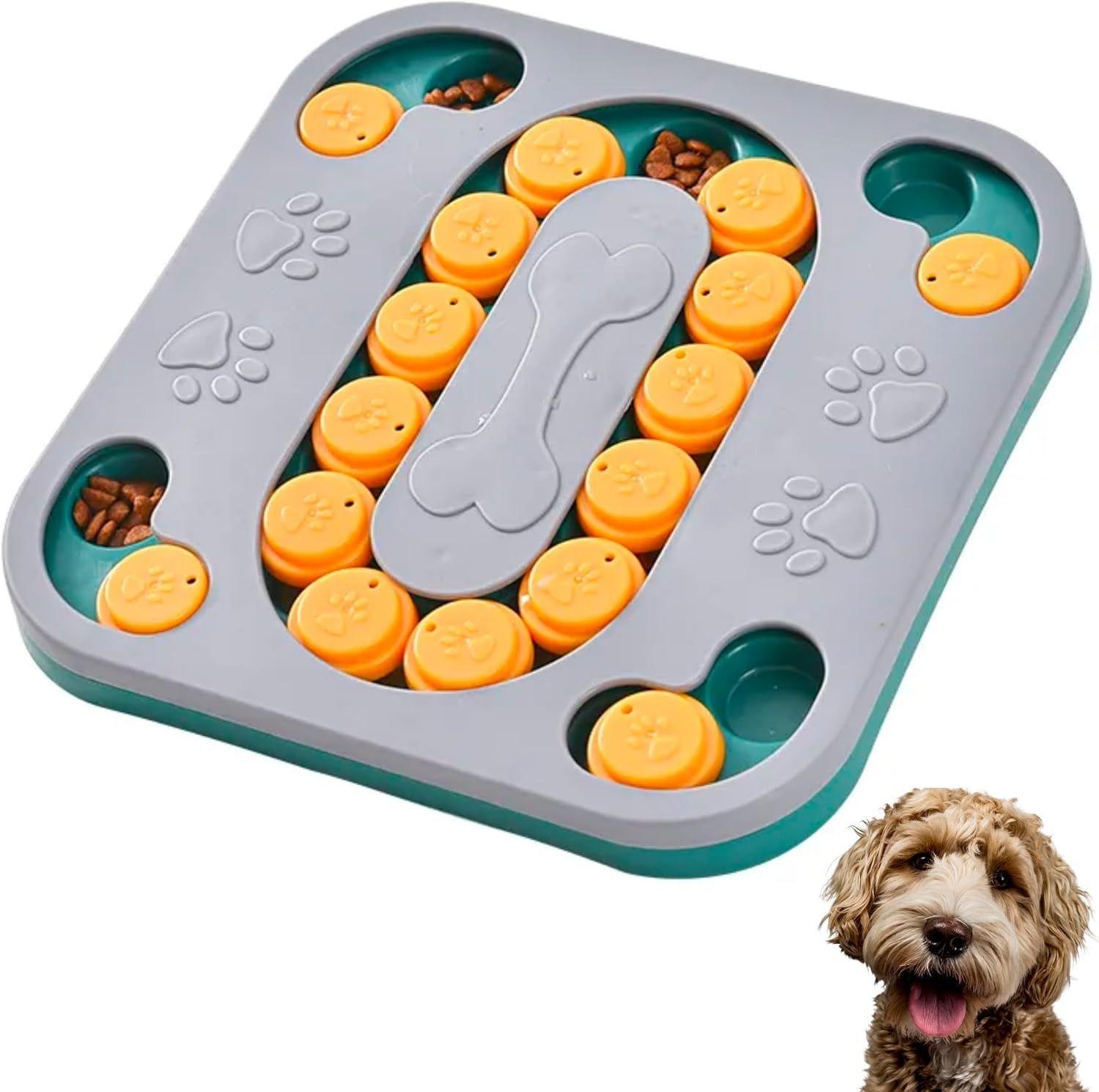 Alimentador Juguetes para mascotas gris 24cm× 24cm-6