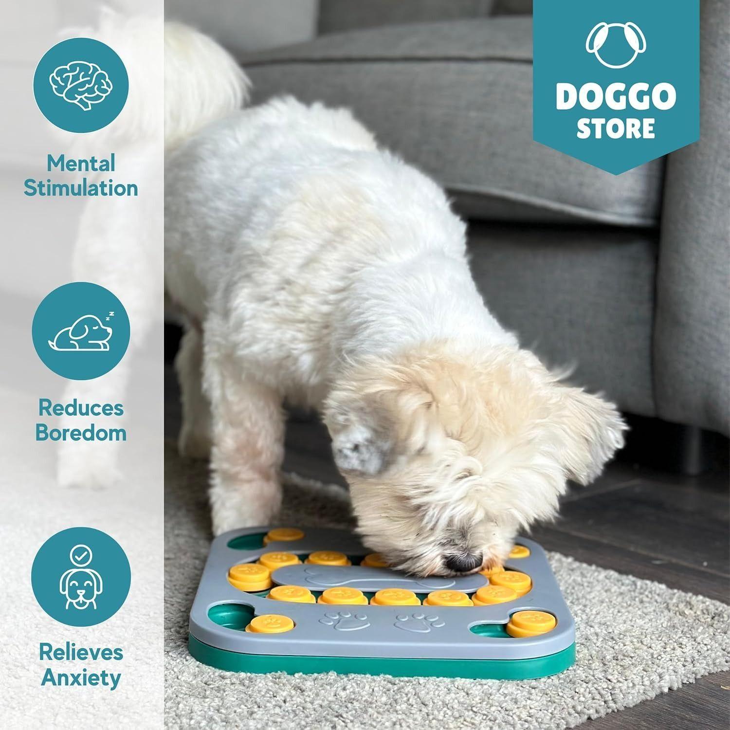 Alimentador Juguetes para mascotas gris 24cm× 24cm-7