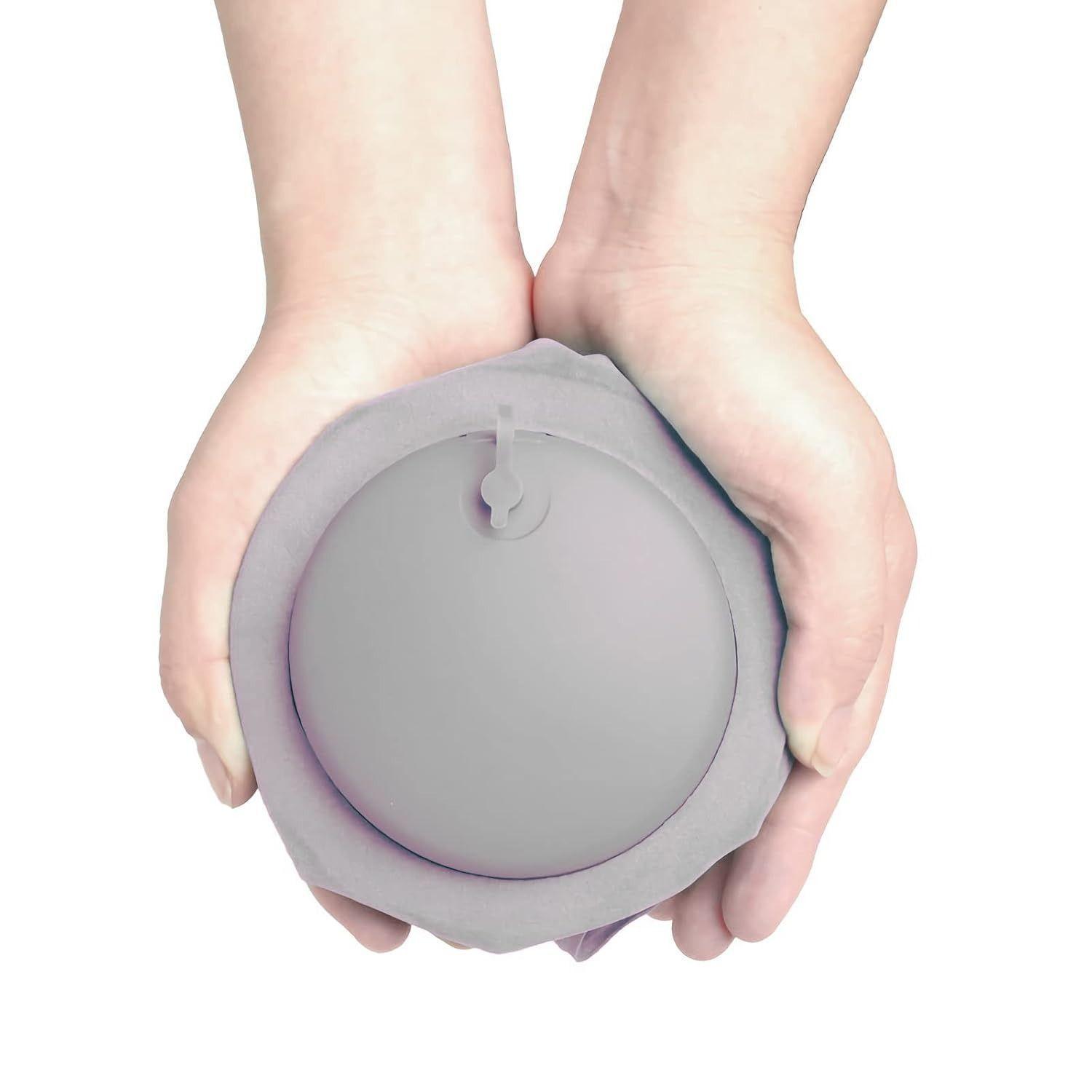 Almohada Inflable de Compresión Para Acampar Gris-2