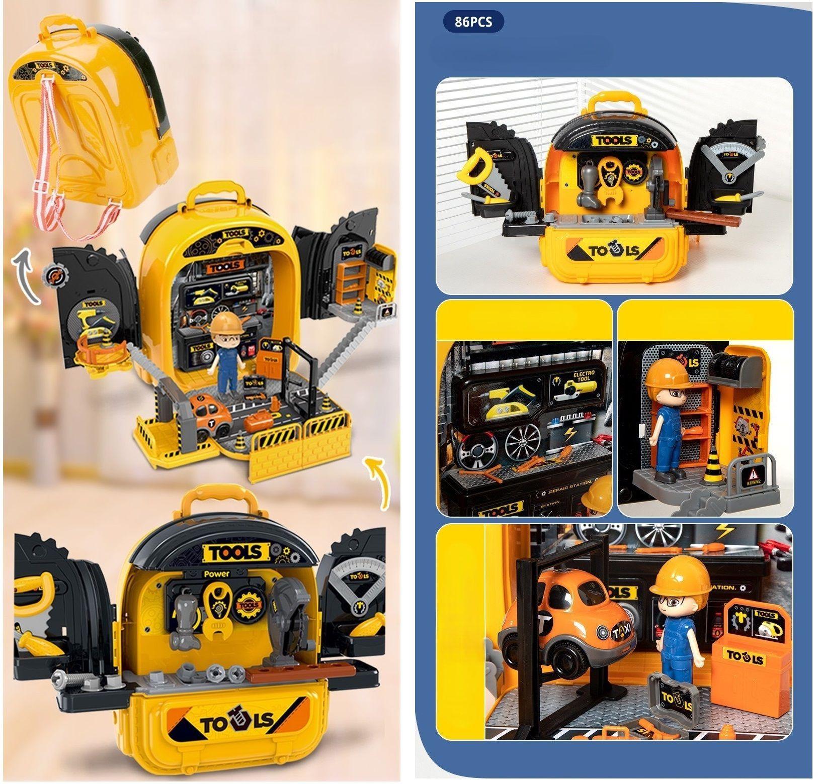 3-in-1 toy juguetes Mochila para herramientas de ingeniería-3