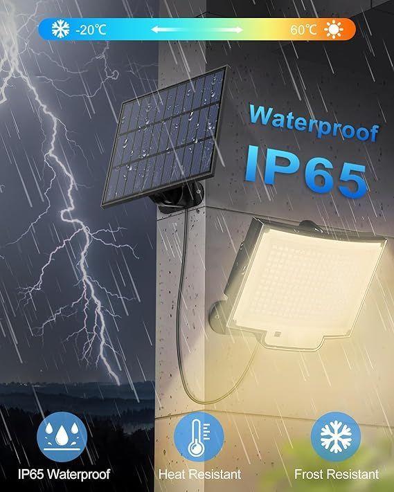 Lámpara de pared Dividida Solar Exterior Impermeable IP65-4