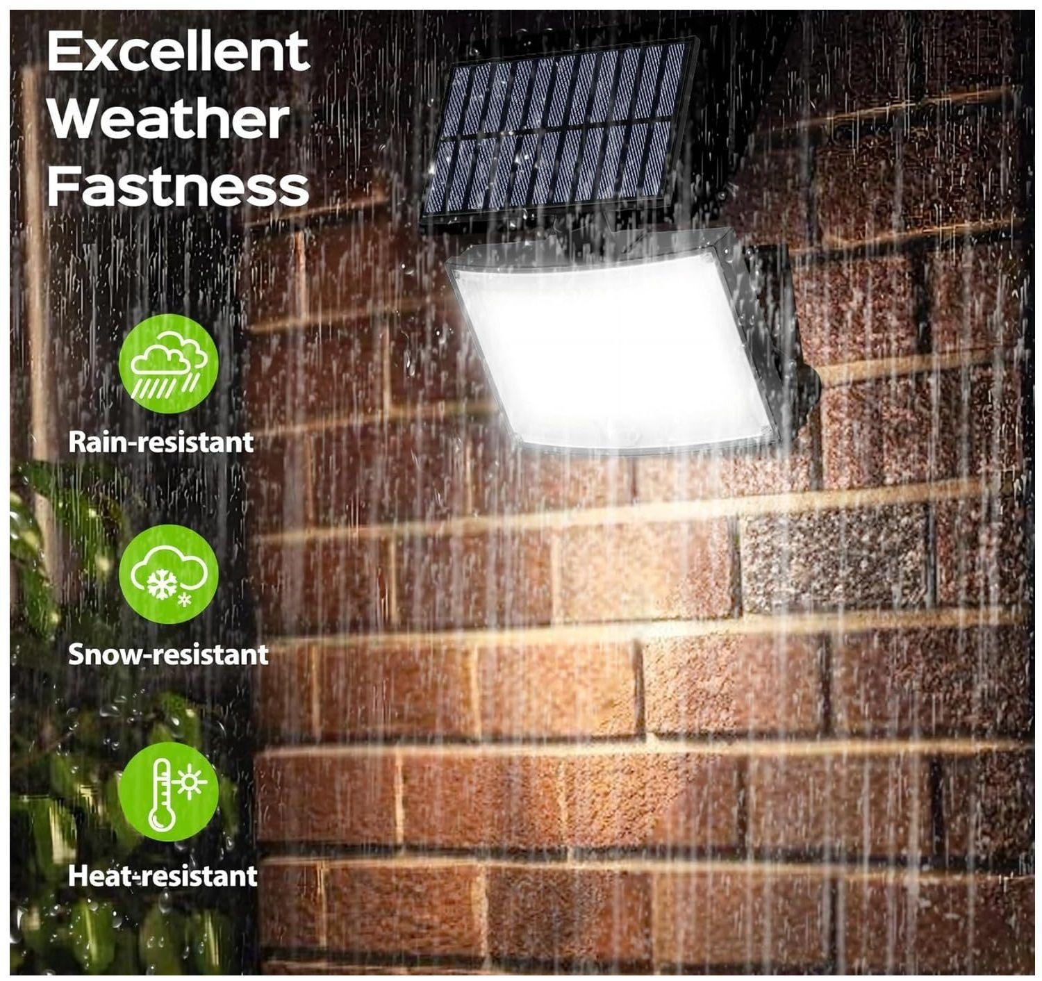 Lámpara de pared Dividida Solar Exterior Impermeable IP65-6