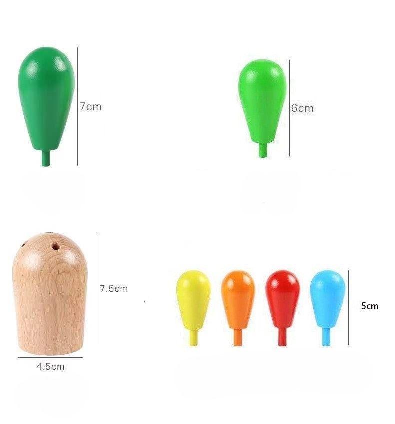 cactus madera bloques de construcción educacional  juguetes-5