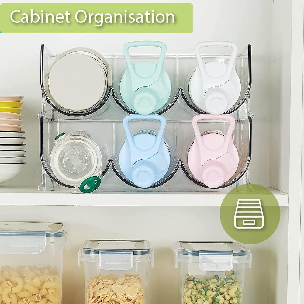 Organizador Estante Para Botellas Agua De Cuarto Capas 20×28×28.8cm-2