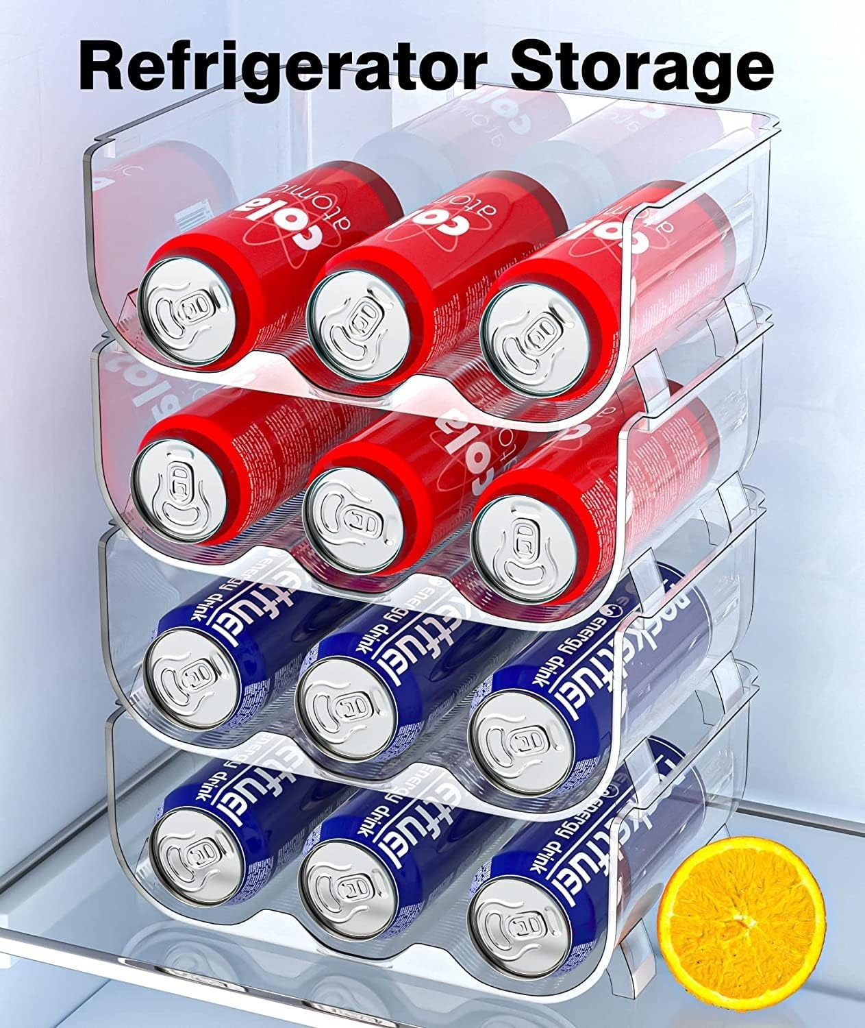 Organizador Estante Para Botellas Agua De Cuarto Capas 20×28×28.8cm-5