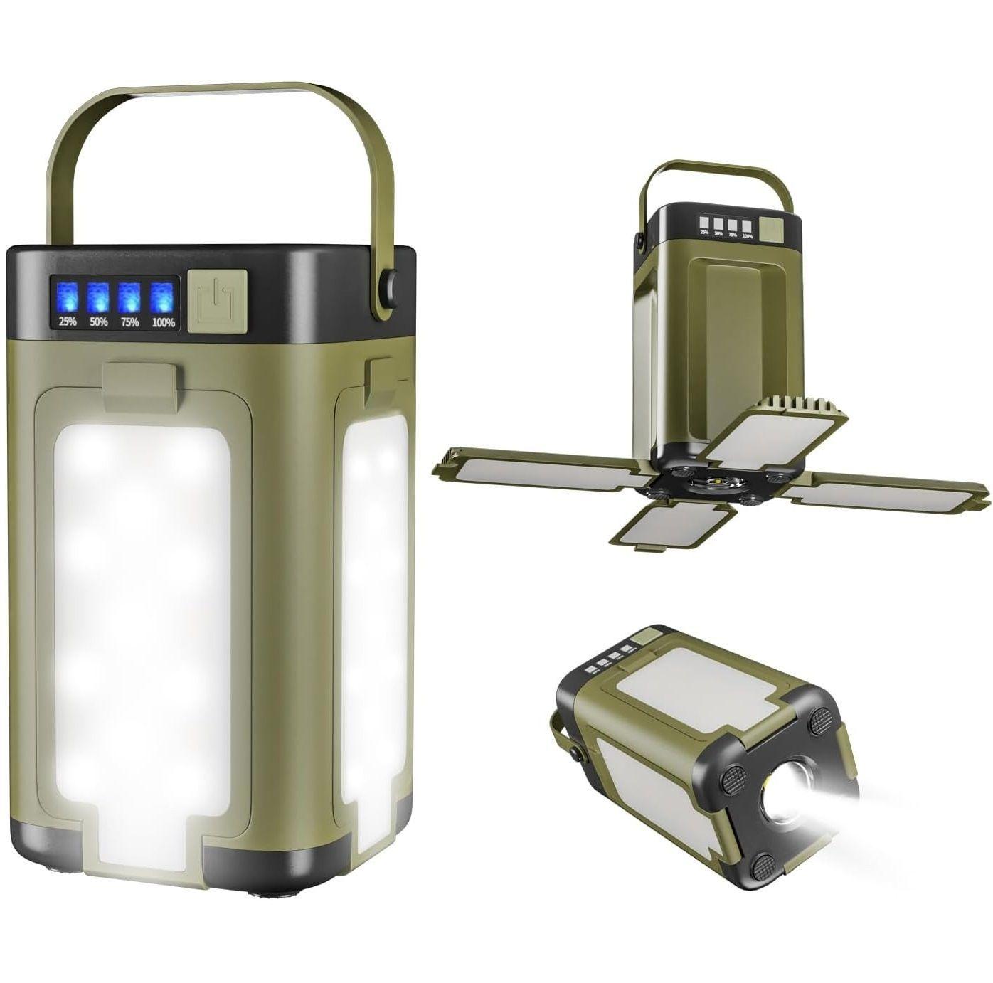 Linterna de camping kit Solar De Camping Luz Emergencia Usb-6