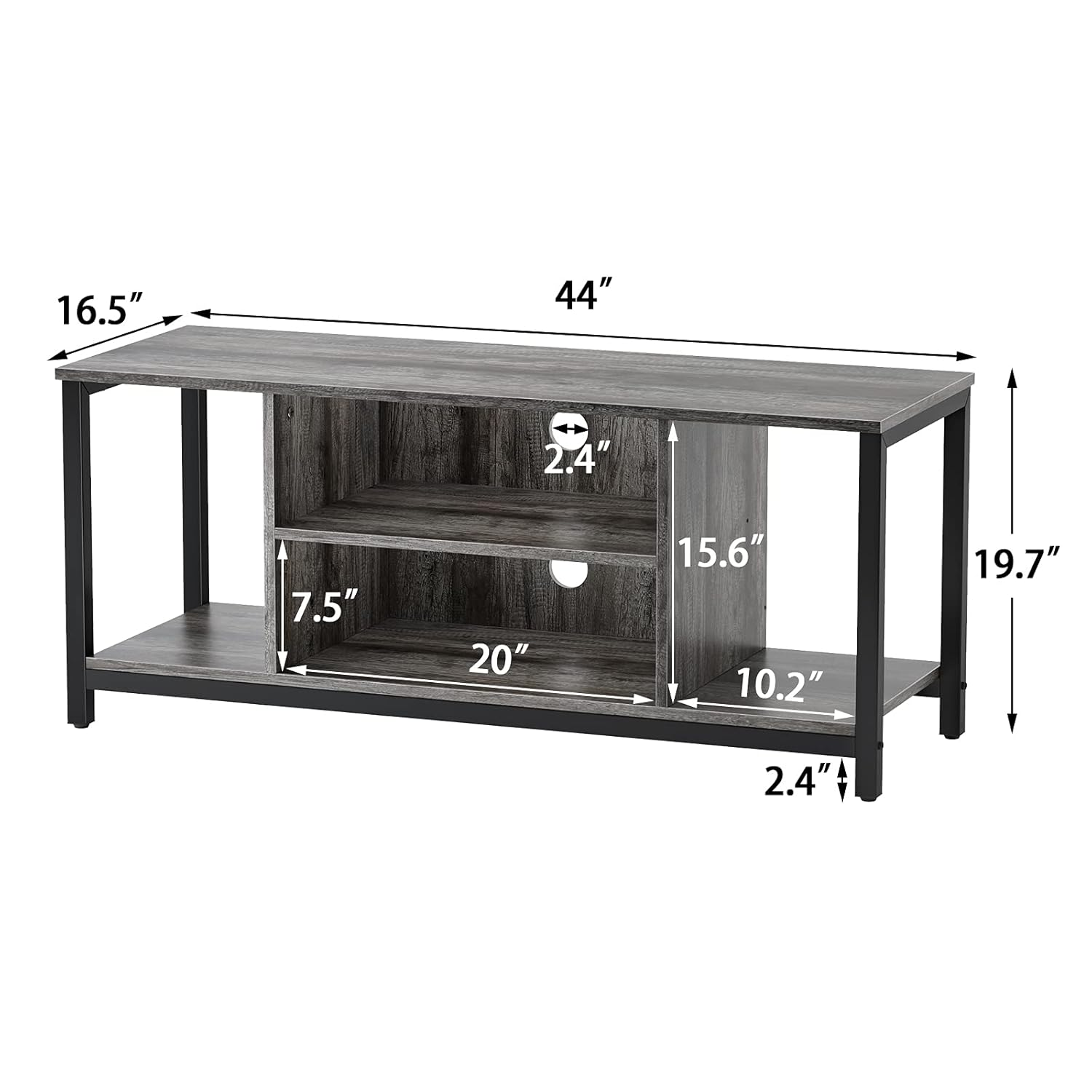 Soporte de TV de Tres Niveles Adecuado Para Televisores de 50 Pulgadas o Menos-6