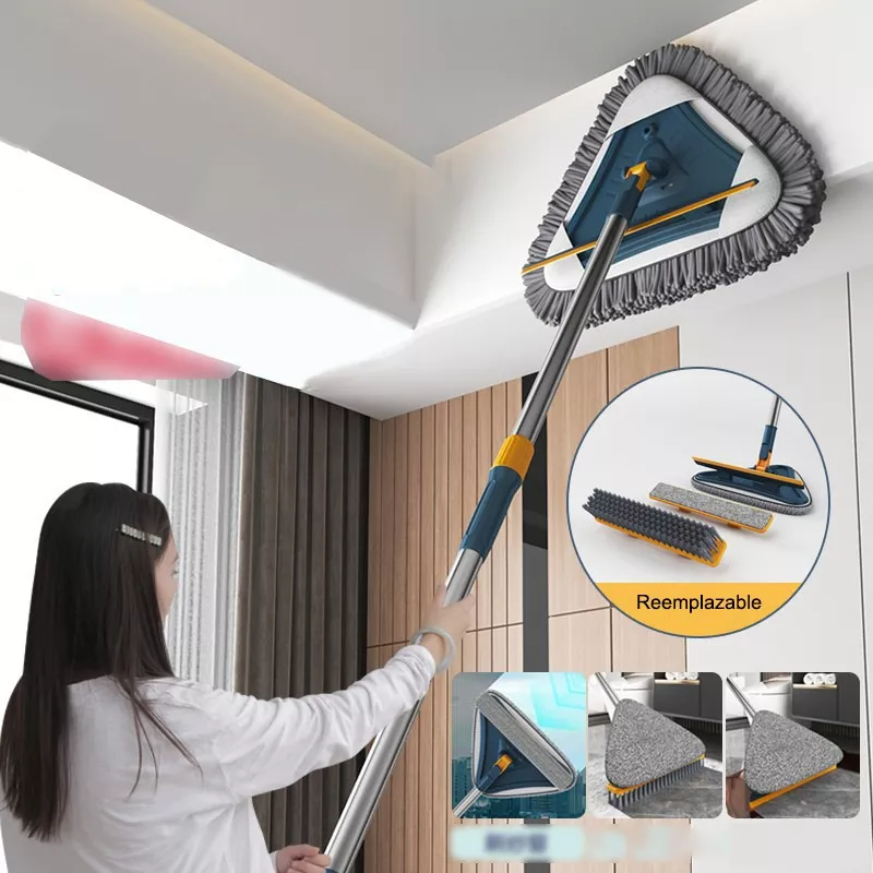 Mopa Trapeador Vidrio Limpieza Portátil Retráctil 5 en 1-2