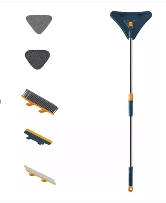 Mopa Trapeador Vidrio Limpieza Portátil Retráctil 5 en 1-4