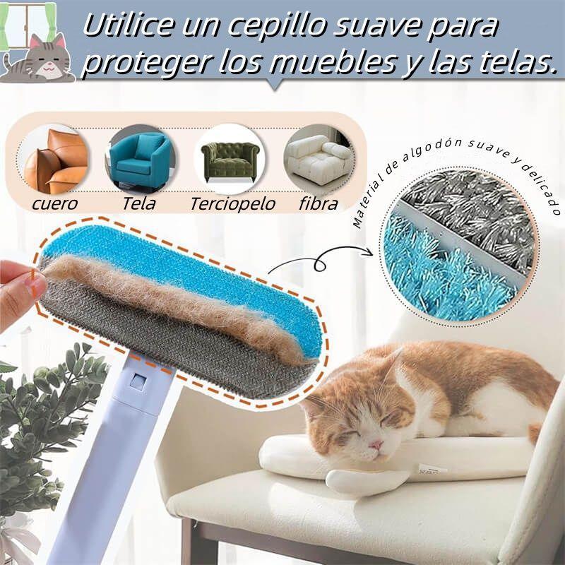 Cepillos de limpieza mascota del cabello con dos pinceles-2