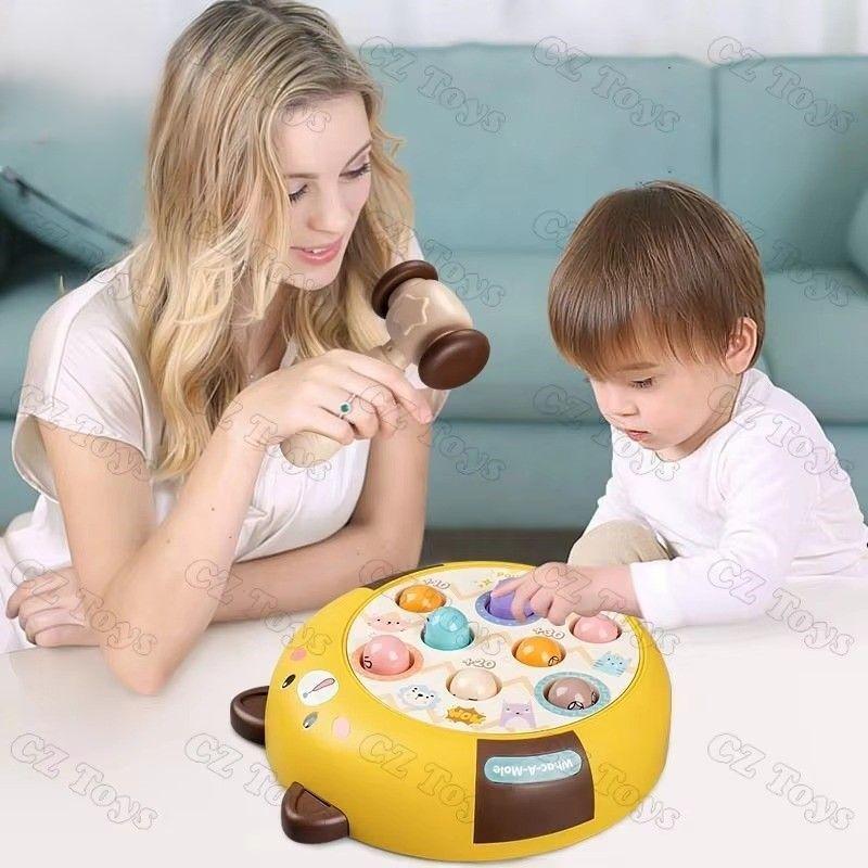 juguete para golpear un topo Con luces y música educacional-6