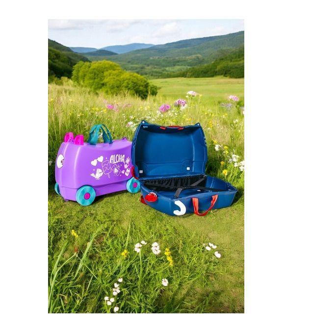 Maleta para niños púrpura 46×21×31 cm puede sentarse-6
