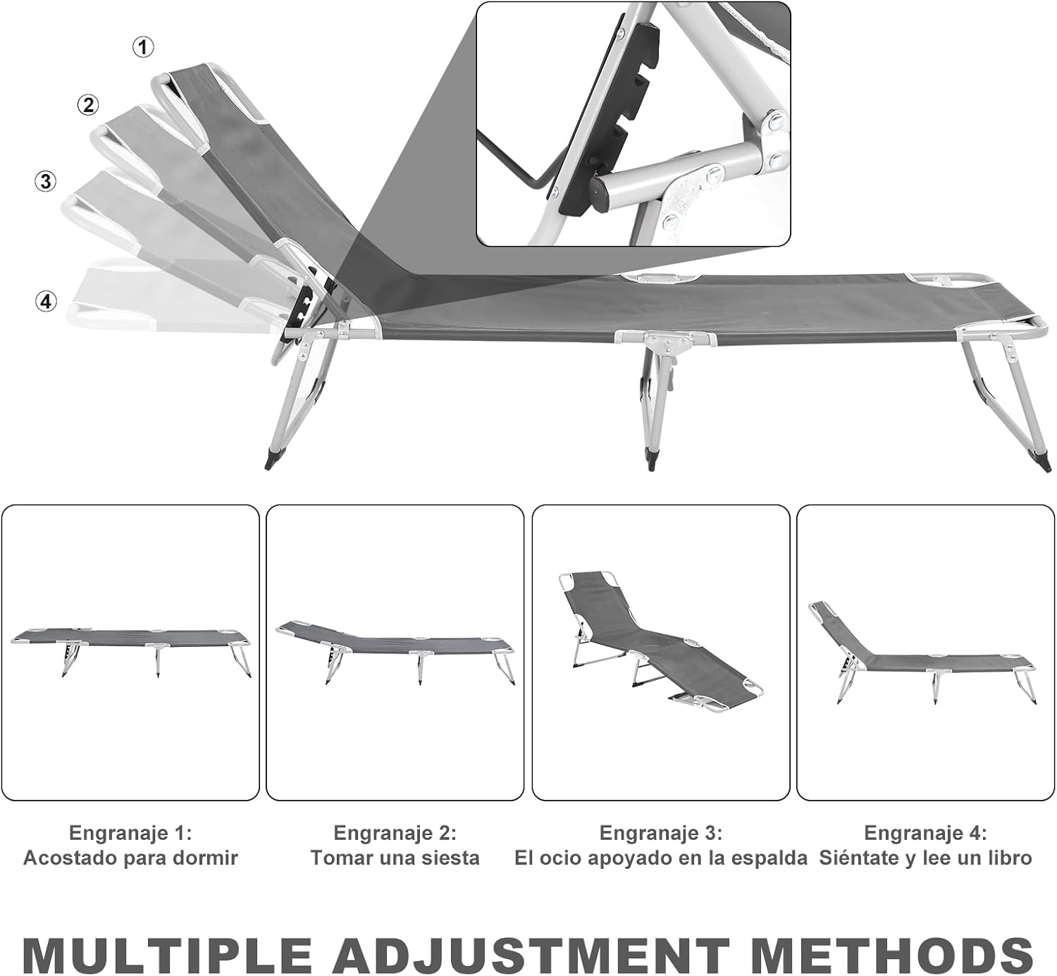 Cama Portatil Plegable De Reforzado Con Colchon Desmontable-3