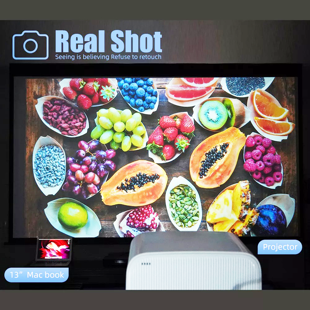 Proyector T200 300 ANSI 1080P USB HDMI WIFI-6